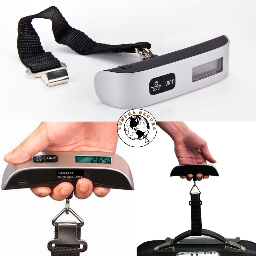 LugWeight Pro – Báscula Digital Portátil para Equipaje (110 lb)