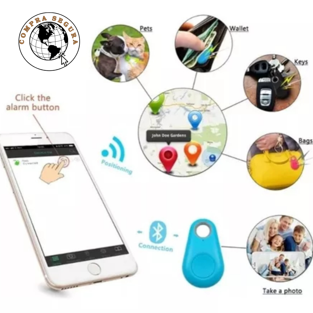 🔹 TrackMe™ - Mini Localizador Bluetooth Antipérdida