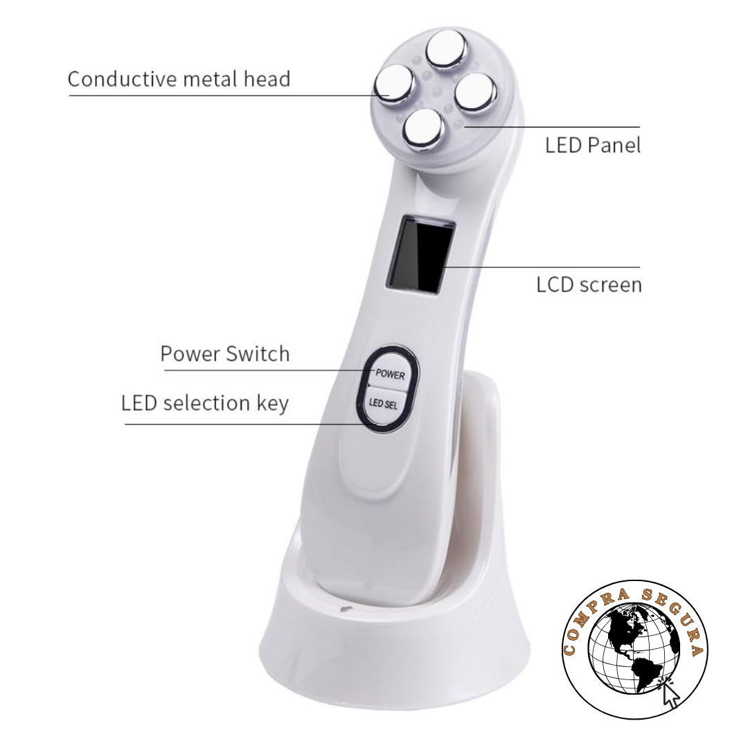 LumiSkin Pro – Masajeador Facial con Radiofrecuencia