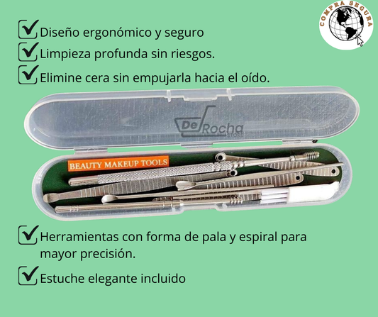 ⚡Kit Profesional de Limpieza de Oídos OtoClean® 9 en 1⚡