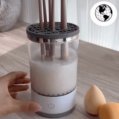🧼 BrushClean Pro – Limpiador Eléctrico de Brochas