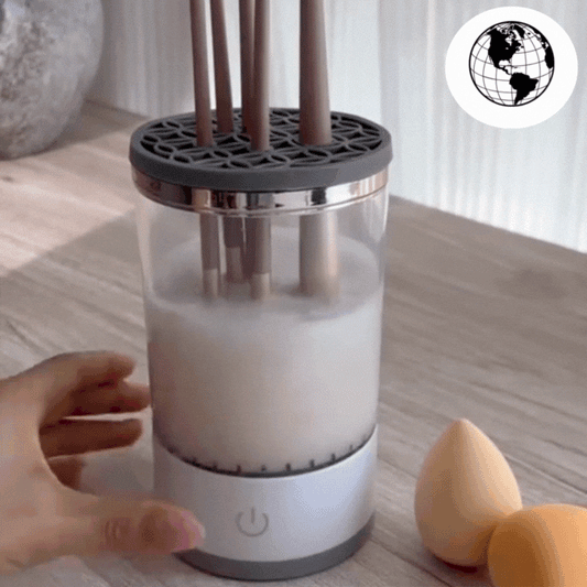 🧼 BrushClean Pro – Limpiador Eléctrico de Brochas